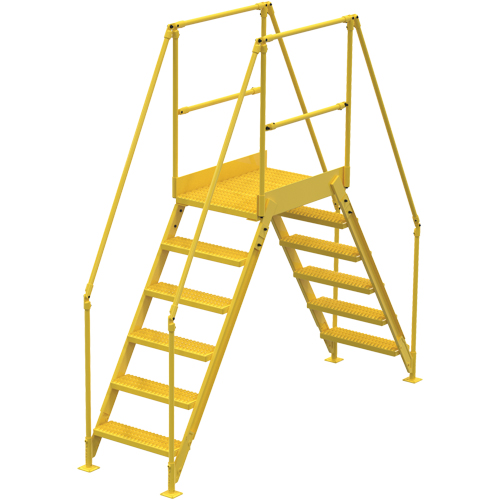 Crossover Ladder, 104" Overall Span, 60" H x 36" D, 24" Step Width M & M Nord Ouest Inc