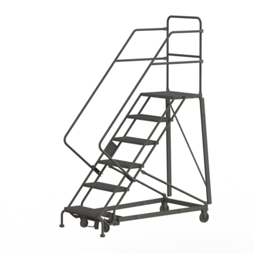 &eacute;chelles robustes en angle de s&eacute;curit&eacute;, 6 marches, Stri&eacute;, Inclinaison 50°, Hauteur 60" M & M Nord Ouest Inc