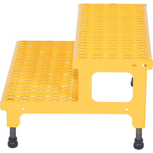 Adjustable Step-Mate Stand, 2 Step(s), 23-13/16" W x 22-7/8" L x 15-1/4" H, 500 lbs. Capacity M & M Nord Ouest Inc
