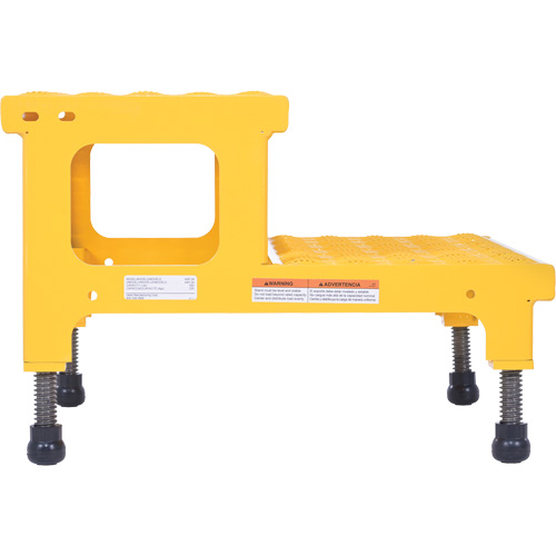 Adjustable Step-Mate Stand, 2 Step(s), 23-13/16" W x 22-7/8" L x 15-1/4" H, 500 lbs. Capacity M & M Nord Ouest Inc