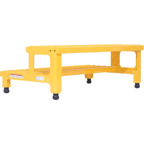 Adjustable Step-Mate Stand, 2 Step(s), 36-3/16" W x 22-7/8" L x 15-1/4" H, 500 lbs. Capacity M & M Nord Ouest Inc