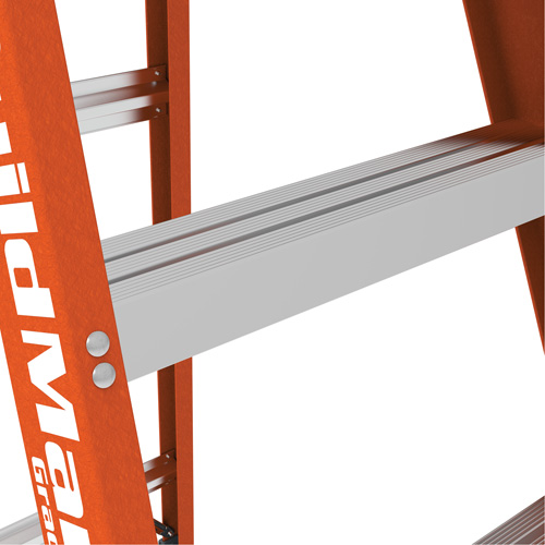 Escabeau, 6', Fibre de verre, Capacit&eacute; 375 lb, Type 1AA M & M Nord Ouest Inc