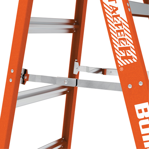 Escabeau, 6', Fibre de verre, Capacit&eacute; 375 lb, Type 1AA M & M Nord Ouest Inc