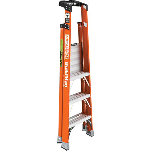 Safespace Platform Step Ladder, 3', 300 lbs. Cap. M & M Nord Ouest Inc