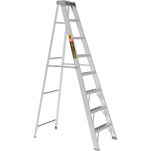 Step Ladder, 8', Aluminum, 225 lbs. Capacity, Type 2 M & M Nord Ouest Inc
