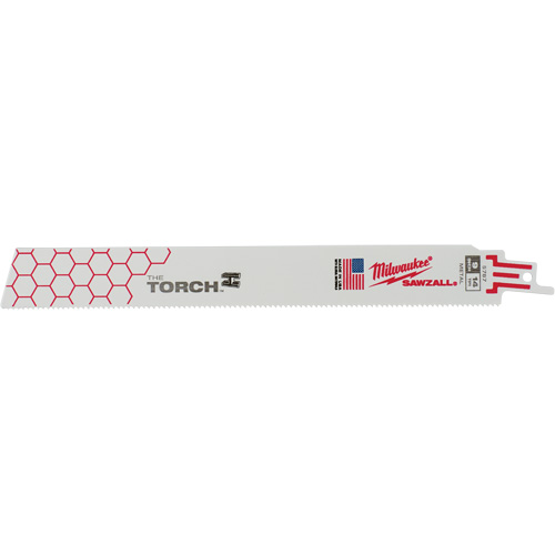 The Torch Sawzall&reg; Blade, Bi-Metal, 14 TPI, 9" L x 1" W M & M Nord Ouest Inc