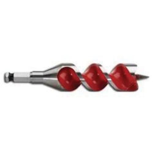 Longue m&egrave;che h&eacute;licoidale pour perceuse, Diam&egrave;tre de 1-3/8", Cannelure 4", Tige 7/16" hexagonal M & M Nord Ouest Inc
