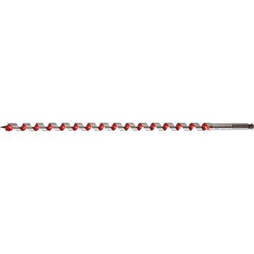 Longue m&egrave;che h&eacute;licoidale pour perceuse, Diam&egrave;tre de 11/16", Cannelure 15", Tige 7/16" hexagonal M & M Nord Ouest Inc