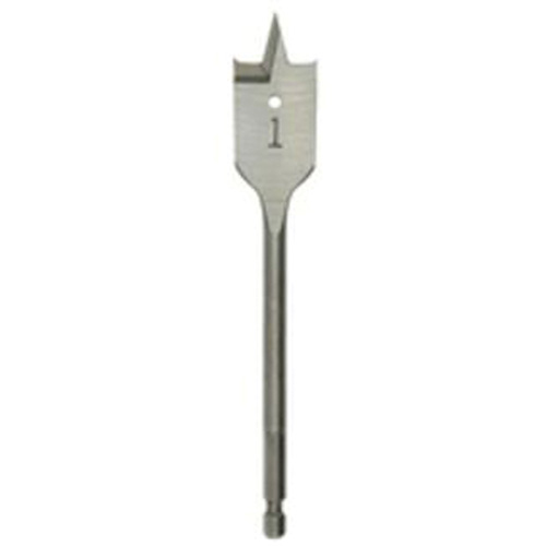 Flat Boring Bit, 7/16" Diameter, 1/4" Hex Shank, 6" Length M & M Nord Ouest Inc
