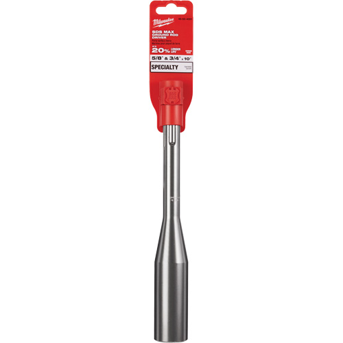 Marteau pour tige de mise &agrave; la terre SDS-Max, Embout 3/4"/5/8", Prise 3/4", Longueur 10" M & M Nord Ouest Inc