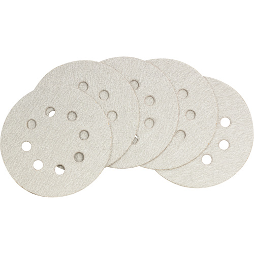 Papier abrasif pour ponceuse orbitale al&eacute;atoire – paquet de 50, dia 5", Grain 60 M & M Nord Ouest Inc