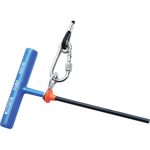 Hex Key - Metric, Hex End, 2.5 mm x 6" L, T Handle M & M Nord Ouest Inc