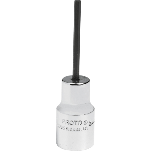 Douille &agrave; embout, Hexagonale, 2,5 mm x 1-7/8" lo, Prise 1/4" M & M Nord Ouest Inc