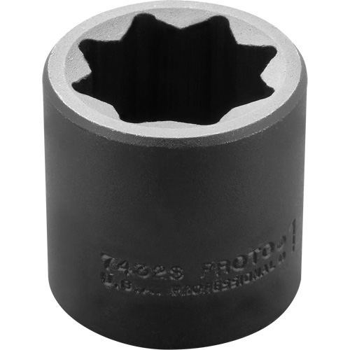 Socket, Impact, 1", 1/2" Drive, 18 Points M & M Nord Ouest Inc