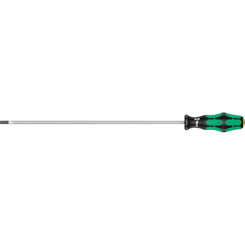 Slotted Screwdriver, 1/4" Tip, Round, 15-3/4" L, Plastic Handle M & M Nord Ouest Inc