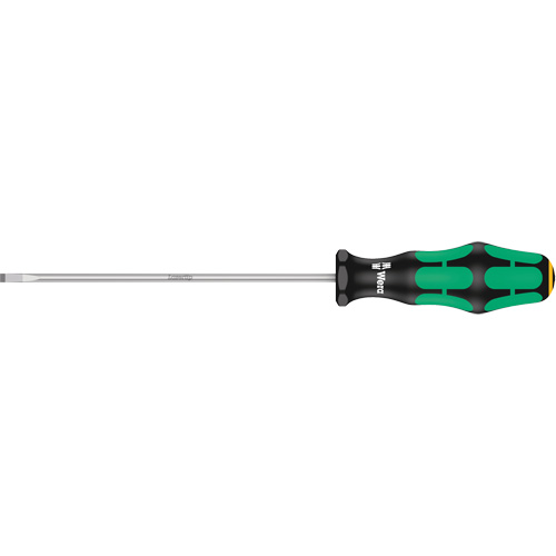 Slotted Screwdriver, 4 mm Tip, Round, 9-3/4" L, Plastic Handle M & M Nord Ouest Inc