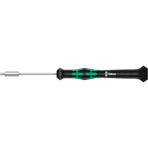 Micro-tournevis pour embouts, 2,0 mm prise, 6-3/16" lo, Non magn&eacute;tique M & M Nord Ouest Inc