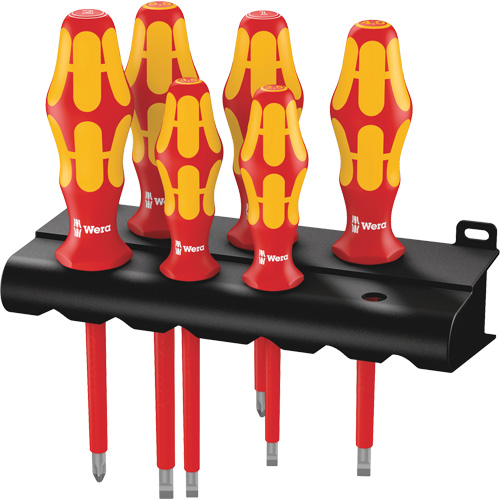 Insulated Screwdriver Set, 1000 V, 6 Pcs M & M Nord Ouest Inc