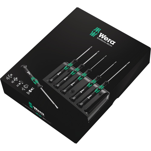 Jeu de tournevis s&eacute;rie Micro avec support, 6 mcx M & M Nord Ouest Inc