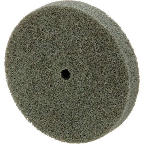 Meule homog&egrave;ne &agrave; faible densit&eacute; de s&eacute;rie 500 Standard Abrasives, 3" x 1/2", Arbre de 1/4", Grain de Moyen, Oxyde d'aluminium M & M Nord Ouest Inc
