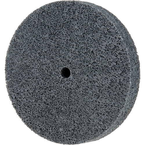 Meule homog&egrave;ne &agrave; faible densit&eacute; de s&eacute;rie 500 Standard Abrasives, 3" x 1/2", Arbre de 1/4", Grain de Fin, Carbure de silicium M & M Nord Ouest Inc