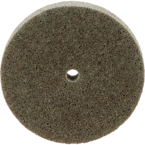 Standard Abrasives Unitized Wheel, 3" x 1/2", 1/4" Arbor, Medium Grit, Aluminum Oxide M & M Nord Ouest Inc