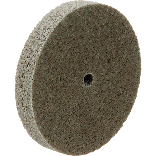 Standard Abrasives Unitized Wheel, 3" x 1/2", 1/4" Arbor, Medium Grit, Aluminum Oxide M & M Nord Ouest Inc