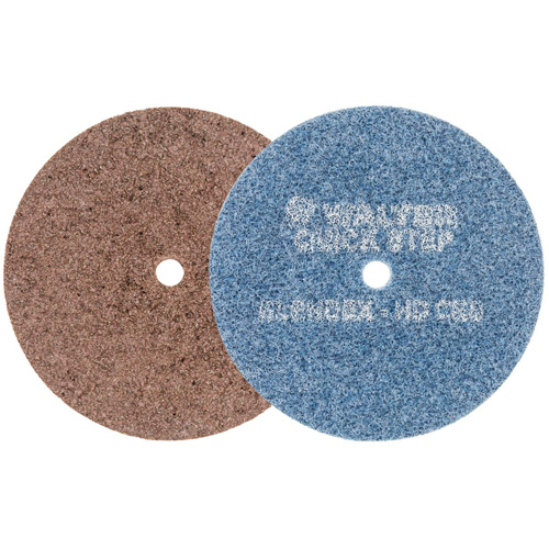 Disque de pr&eacute;paration de surface QUICK-STEP BLENDEX, 5" dia., Grain Extra grossier, Oxyde d'aluminium M & M Nord Ouest Inc