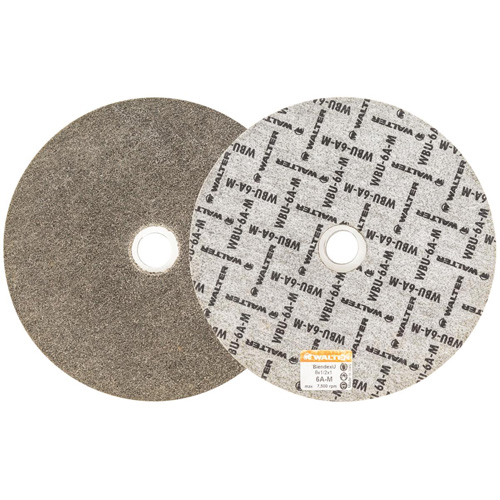 Disque de finition Blendex U, 6" dia., Grain 6AM, Carbure de silicium M & M Nord Ouest Inc