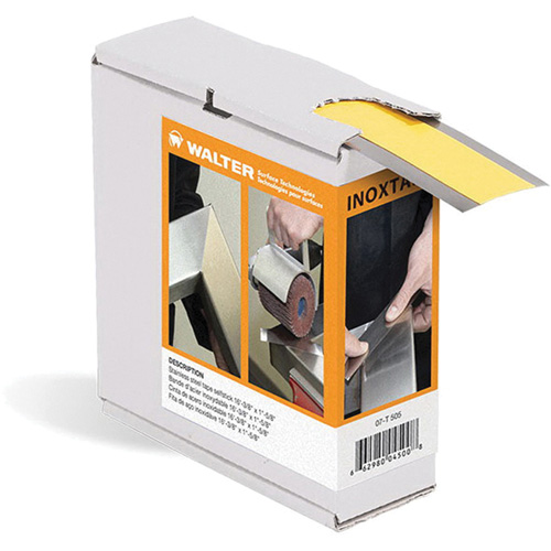 Inox Stainless Steel Tape, 0.15 mils Thick, 41.275 mm (1-5/8") x 5 m (16.375') M & M Nord Ouest Inc