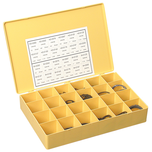 Assortiments d'anneaux de retenue internes & externes M & M Nord Ouest Inc