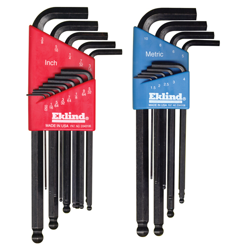 Balldrive Hex Key, Hex End, 5/16" x 6" L, L Shape M & M Nord Ouest Inc