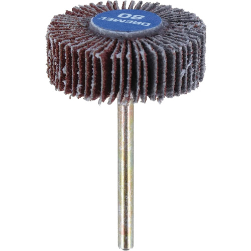 M&egrave;che de ponçage &agrave; roue &agrave; lamelles 3/8" - grain 80 M & M Nord Ouest Inc