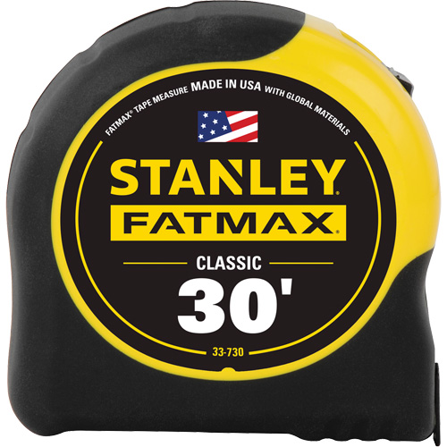 FatMax&reg; Classic Tape Measure, 1-1/4" x 30', Imperial Graduations M & M Nord Ouest Inc