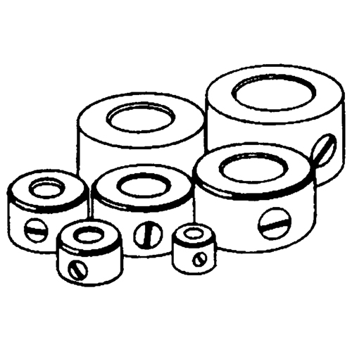 Ensemble de 5 collets de but&eacute;e &agrave; r&eacute;glage de profondeur M & M Nord Ouest Inc