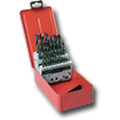 Jobber Drill Bit Countertop Display Case, 345 Pieces, High Speed Steel M & M Nord Ouest Inc