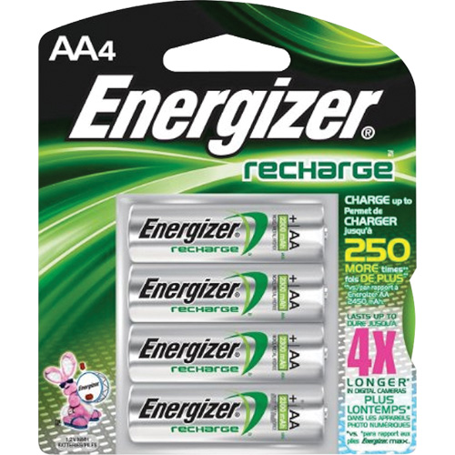 Piles rechargeables NiMH, AA, 1,2 V M & M Nord Ouest Inc