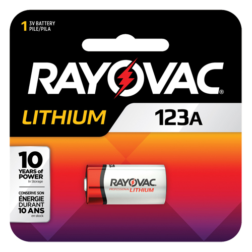 Batterie au lithium, 123, 3 V M & M Nord Ouest Inc