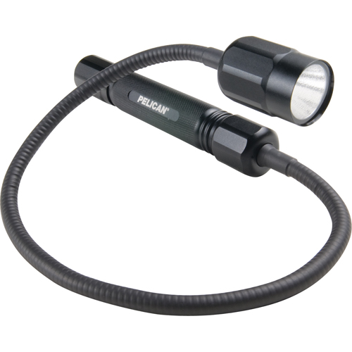 Flex-Neck Flashlight, LED, Aluminum M & M Nord Ouest Inc