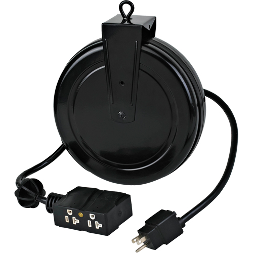 Cord Reel - Industrial, 20', SJTOW, 12/3/3-Dec Gauge, 15 A M & M Nord Ouest Inc