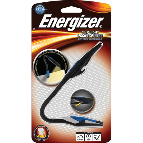 Clip Light, LED, 11 Lumens, CR2032 Batteries M & M Nord Ouest Inc