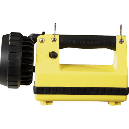 Lanterne avec syst&egrave;me de montage pour v&eacute;hicule E-Flood LiteBox, DEL, 615 lumens, 8 hres de fonctionnement, piles Rechargeable, Compris M & M Nord Ouest Inc