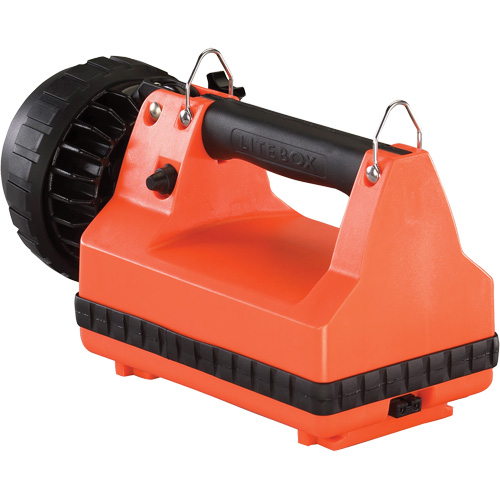 Lanterne avec syst&egrave;me de d&eacute;faillance de l'alimentation E-Spot LiteBox, DEL, 1500 lumens, 7 hres de fonctionnement, piles Rechargeable, Compris M & M Nord Ouest Inc