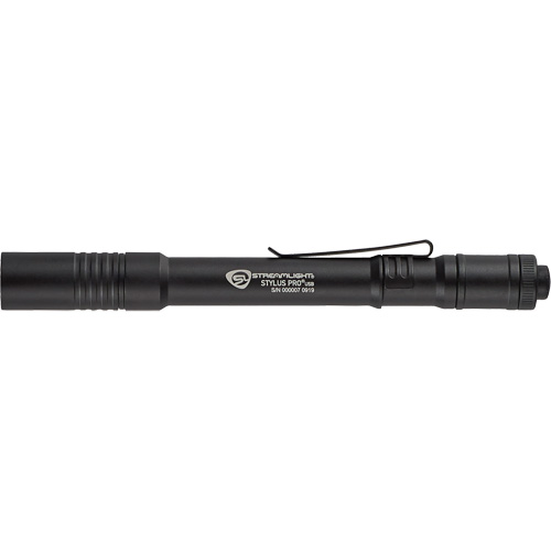 Stylus Pro&reg; USB Pen Light, LED, 350 Lumens, Aluminum Body, Rechargeable Batteries, Included M & M Nord Ouest Inc