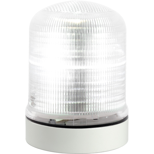 Streamline&reg; Modular Multifunctional LED Beacons, Continuous/Flashing/Rotating, Clear M & M Nord Ouest Inc