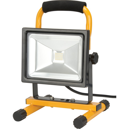 Projecteur portatif, DEL, 20 W, 2500 lumens, Boîtier en Aluminium M & M Nord Ouest Inc
