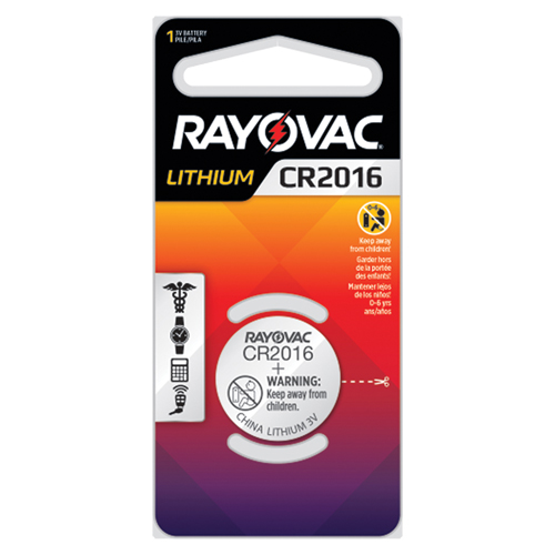CR2016 Lithium Coin Cell Battery, 3 V M & M Nord Ouest Inc
