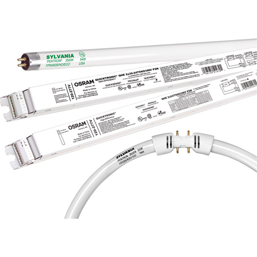 Ballast PROStart &agrave; efficacit&eacute; &eacute;lev&eacute;e QUICKTRONIC de Sylvania M & M Nord Ouest Inc