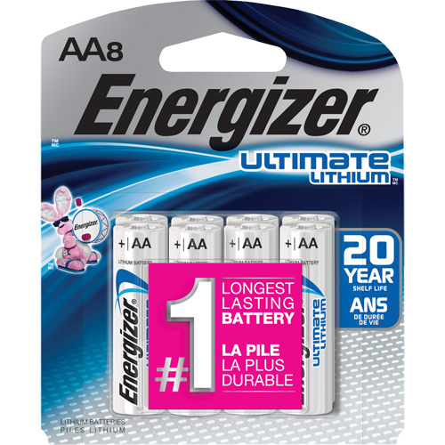 Batteries au lithium Ultimate, AA, 1,5 V M & M Nord Ouest Inc