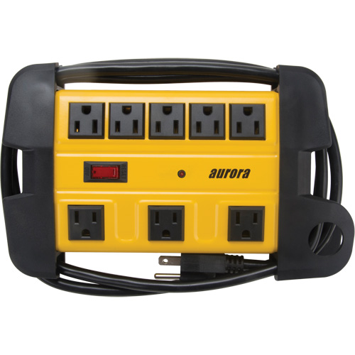 Workshop Surge Protector Power Strip, 8 Outlets, 1350 J, 1875 W, 6' Cord M & M Nord Ouest Inc